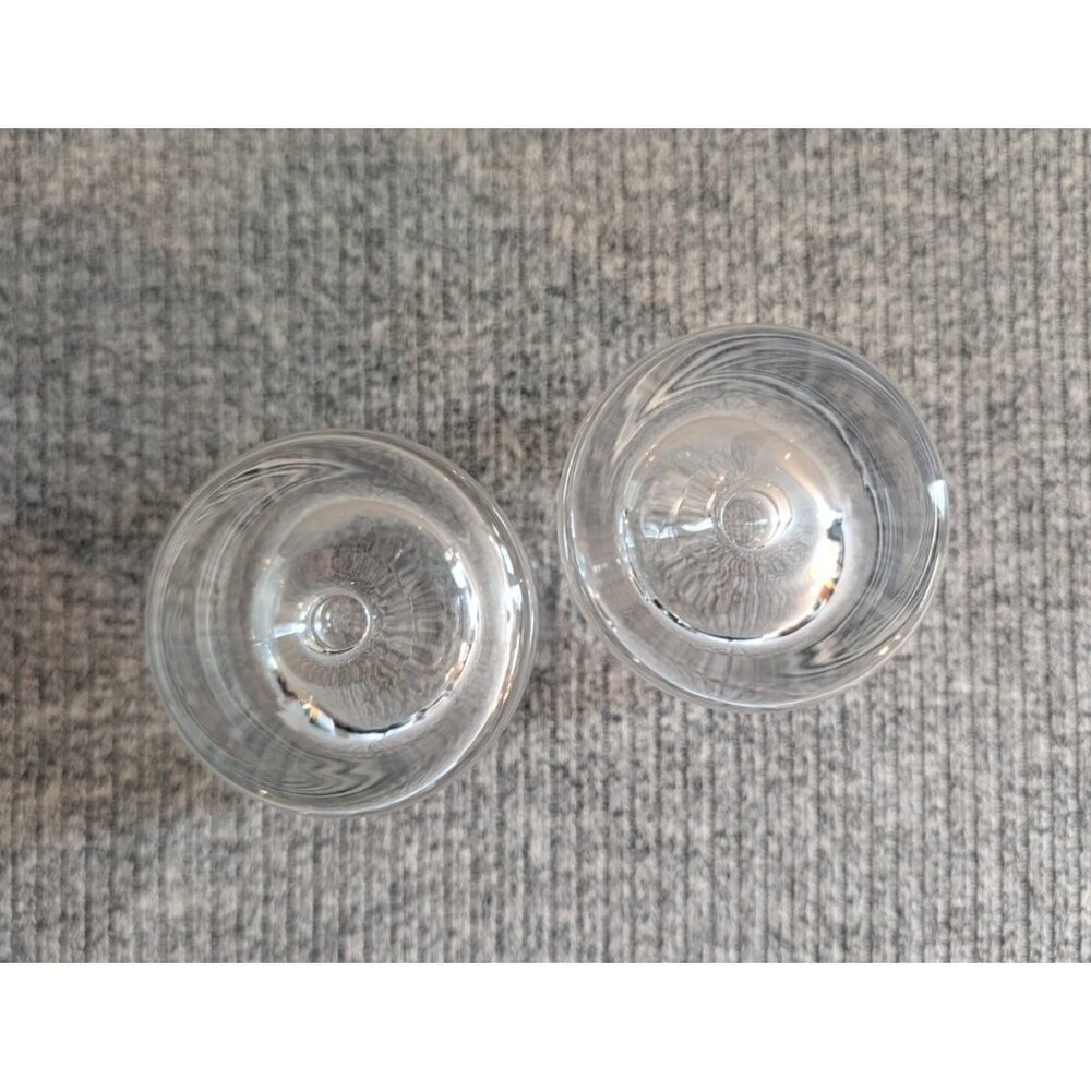 Krosno Short 2.5" Shot Glasses, Clear with Controlled Bubble, Set of 2 EUC - Picture 4 of 4